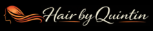 hair by quintin banner logo with highlights below name